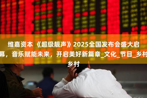 维嘉资本 《超级靓声》2025全国发布会盛大启幕，音乐赋能未来，开启美好新篇章_文化_节目_乡村